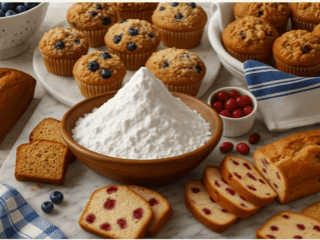 Technical representation of polydextrose as a fat replacer in industrial bakery formulations.