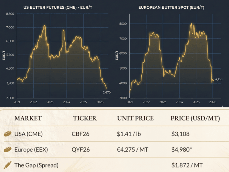 The Butter Spread: Margins May Depend on Which Side of the Atlantic You Bake On